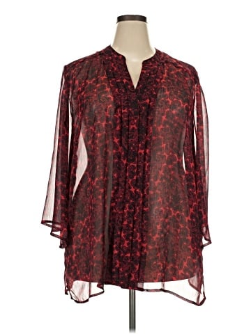 Maggie Barnes for Catherines Long Sleeve Blouse (view 1)