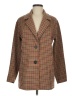 Avec Les Filles Plaid Brown Blazer Size M - photo 1