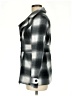 Body Central 100% Polyester Plaid Gray Coat Size M - photo 5