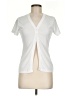 backSTAGE 100% Polyester Ivory Short Sleeve Blouse Size M - photo 1