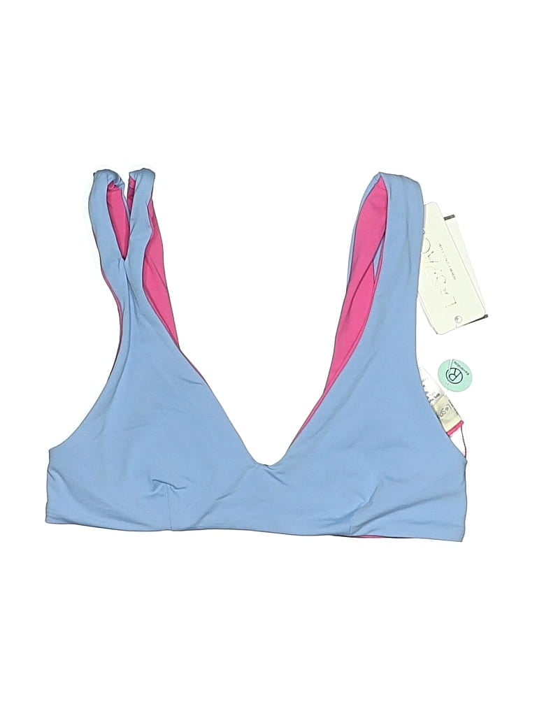 L*space Swimsuit Top Blue Swimwear