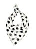 Unbranded Polka Dots Ivory Scarf One size - photo 1