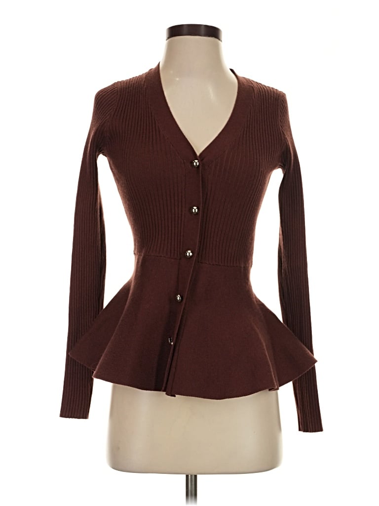 Pre-owned Commense Long Sleeve Blouse In Brown