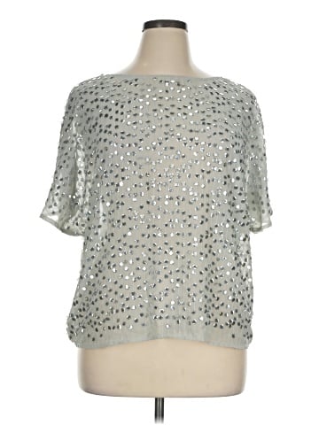 Jennifer Lopez Short Sleeve Blouse (view 1)