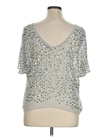Jennifer Lopez Short Sleeve Blouse (view 2)