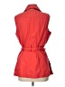 Chico's 100% Cotton Solid Orange Red Vest Size Lg (2) - photo 2