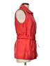 Chico's 100% Cotton Solid Orange Red Vest Size Lg (2) - photo 4