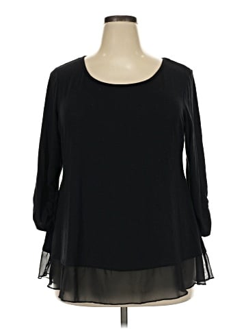 Style&Co 3/4 Sleeve Blouse (view 1)