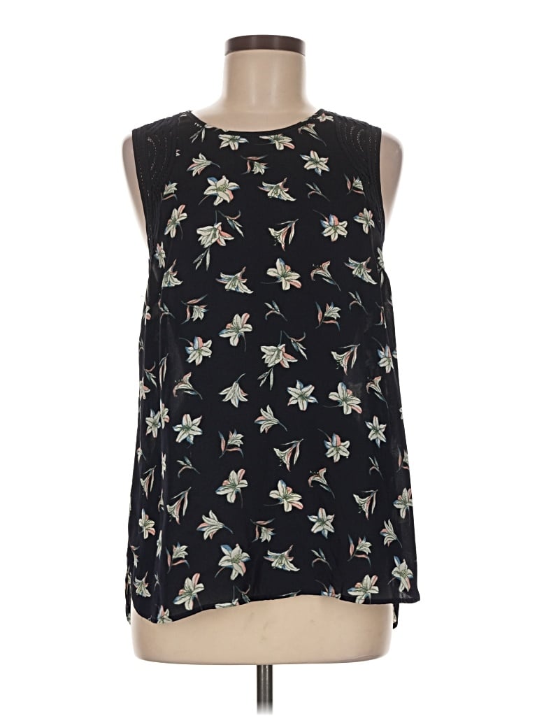 Pre-owned Daniel Rainn Sleeveless Blouse In Black