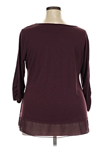 Style&Co 3/4 Sleeve Top (view 2)