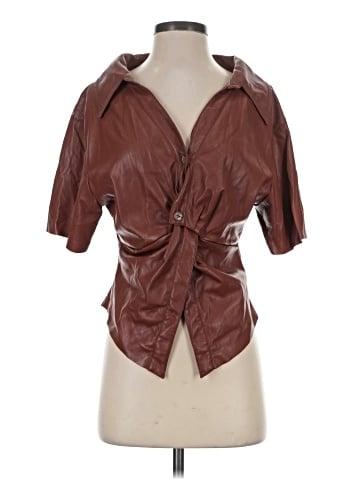 Nanushka Short Sleeve Blouse (view 1)