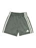 Adidas 100% Recycled Polyester Solid Green Athletic Shorts Size 4 - photo 1
