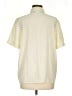 Sag Harbor 100% Polyester Polka Dots Yellow Short Sleeve Blouse Size M - photo 2