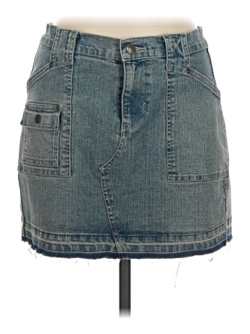 Express Denim Skirt (view 1)