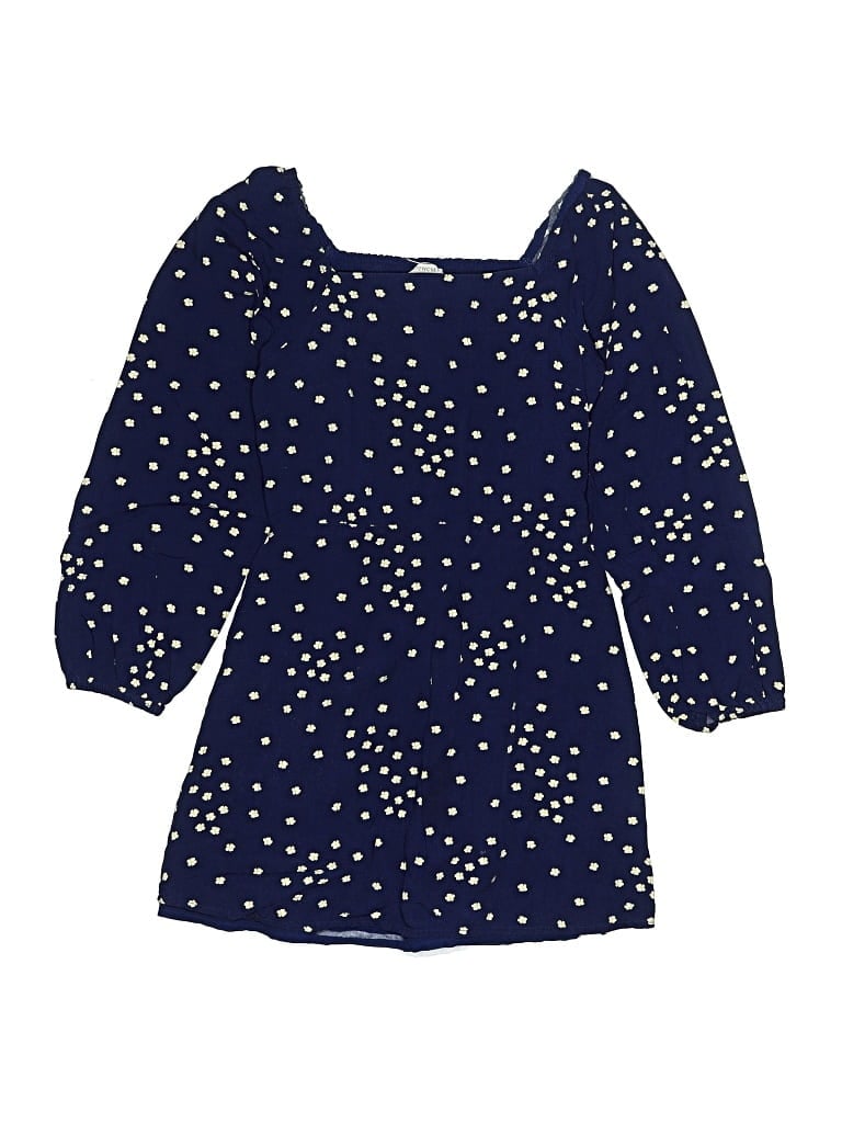 Pre-owned Crewcuts Kids' Dress In Blue