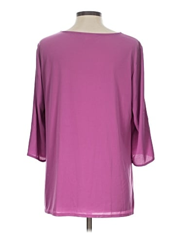 Dana Buchman 3/4 Sleeve Top (view 2)