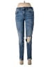 Zara Basic Hearts Blue Jeans Size 6 - photo 1