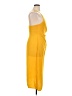 ASOS 100% Polyester Yellow Cocktail Dress Size 14 - photo 4