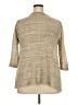 Faded Glory 100% Acrylic Metallic Tan Pullover Sweater Size 20 - photo 2