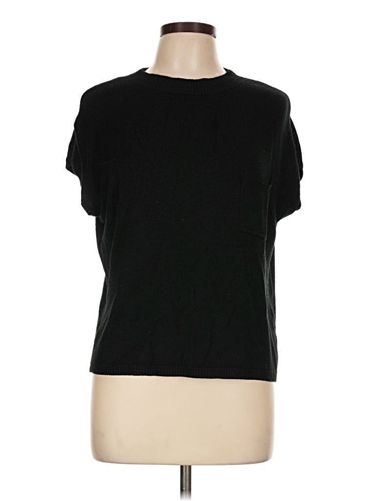 Pre-owned Ekouaer Cardigan Sweater In Black
