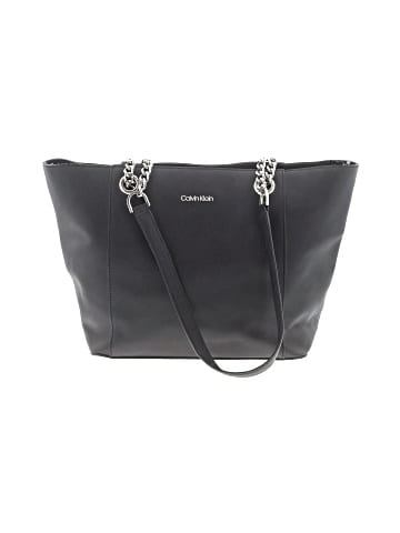 Calvin Klein Leather Tote (view 1)