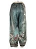 Unbranded Print Teal Casual Pants Size XL - photo 2