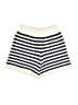 Zara Stripes Ivory Shorts Size S - photo 1