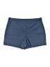 Ann Taylor LOFT Solid Blue Shorts Size 10 - photo 1