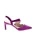 Calvin Klein 100% Leather Color Block Purple Heels Size 8 1/2 - photo 1