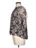 Ann Taylor LOFT 100% Polyester Gray Short Sleeve Blouse Size L - photo 5