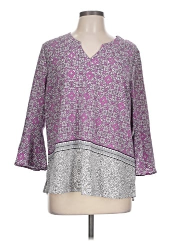 Dana Buchman 3/4 Sleeve Blouse (view 1)