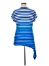 Assorted Brands Stripes Blue Short Sleeve T-Shirt Size XL - photo 2
