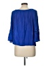 Cato Blue 3/4 Sleeve Blouse Size L - photo 2