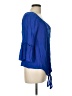 Cato Blue 3/4 Sleeve Blouse Size L - photo 4