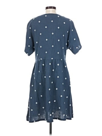 Madewell Embroidered Lightspun Button-Front Mini Dress (view 2)