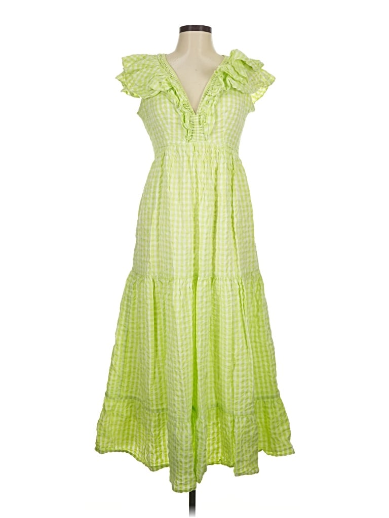 Pre-owned Roller Rabbit Casual Dress In Green