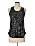 Xhilaration 100% Polyester Black Sleeveless Blouse Size L - photo 1