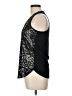 Xhilaration 100% Polyester Black Sleeveless Blouse Size L - photo 5