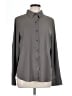 Maurices 100% Polyester Solid Gray Long Sleeve Blouse Size L - photo 1