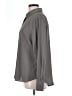 Maurices 100% Polyester Solid Gray Long Sleeve Blouse Size L - photo 5