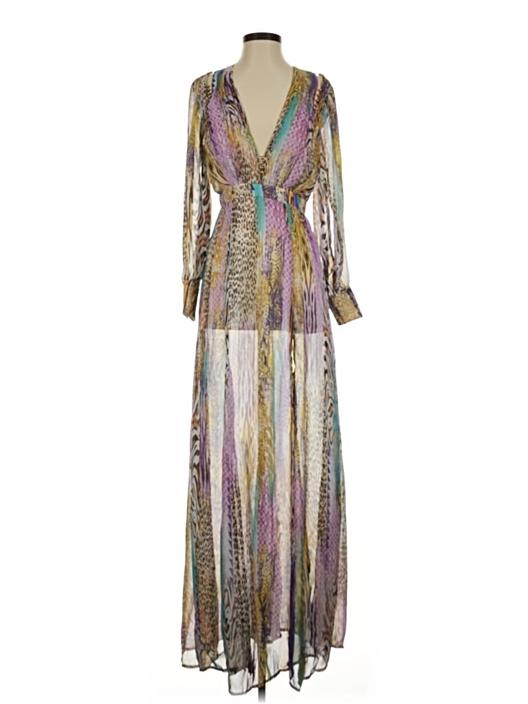 Pre-owned Luxxel Cocktail Dress In Silver