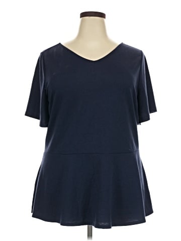 Lane Bryant Outlet Short Sleeve Top (view 1)