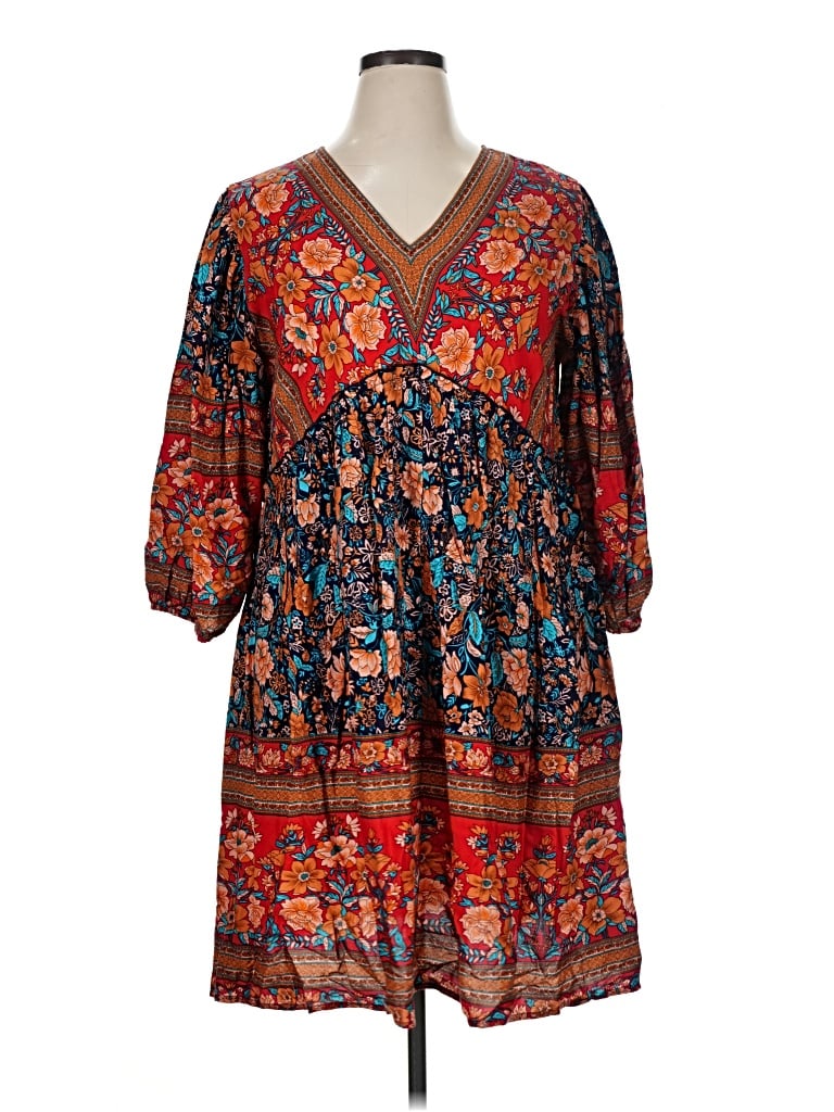Pre-owned Btfbm Casual Dress In Brown