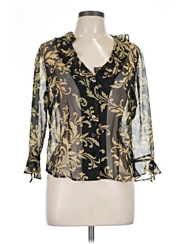 Miss Dorby 3/4 Sleeve Blouse (view 1)