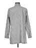 J.Jill Stripes Silver Long Sleeve Button-Down Shirt Size M - photo 2