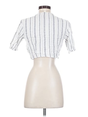 Abercrombie & Fitch Short Sleeve Blouse (view 2)