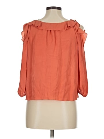 Joie 3/4 Sleeve Silk Top (view 2)