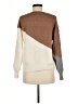 E&M Collection Color Block Brown Pullover Sweater Size M - photo 2