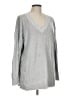 Lands' End 100% Cotton Gray Pullover Sweater Size L - photo 1