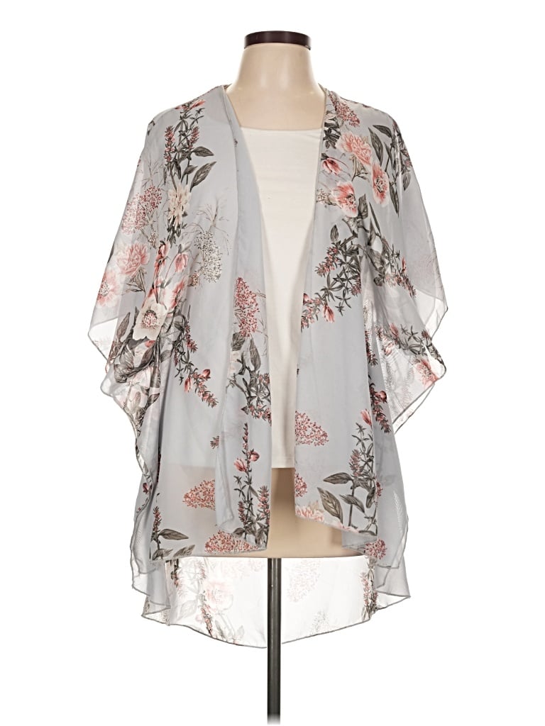 Pre-owned Emory Park Kimono In Gray